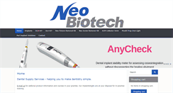 Desktop Screenshot of neobiotech.nl