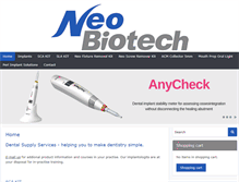 Tablet Screenshot of neobiotech.nl